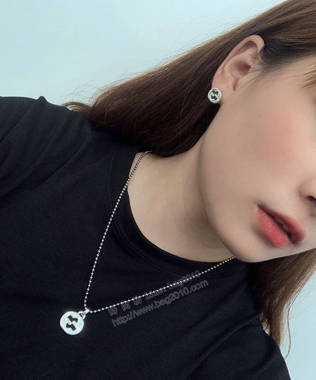 GUCCi飾品 古馳復古雙G耳釘 Gucci泰銀耳環  zgbq1015